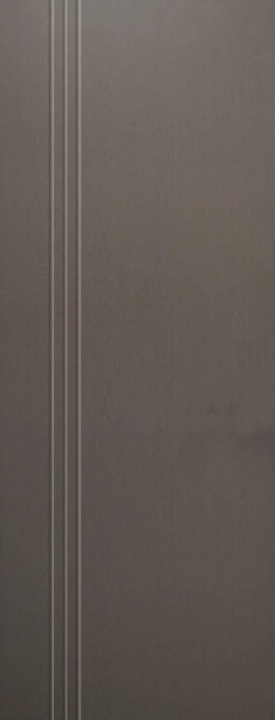 PUERTA RIBS 3L VERTICALES GRIS HINTON 90X210 CM