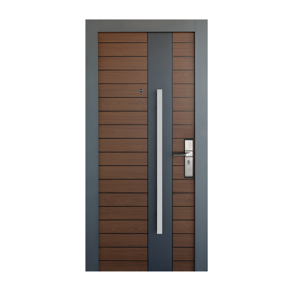 PUERTA LYON NOGAL 95 CM IZQUIERDA